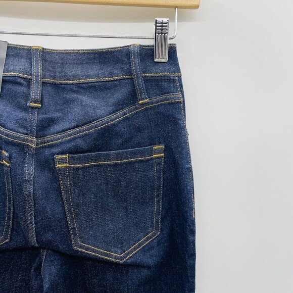 INC International Concepts Womens 0/25 High Rise Flare Leg Jeans in Dark Indigo - Picture 6 of 10